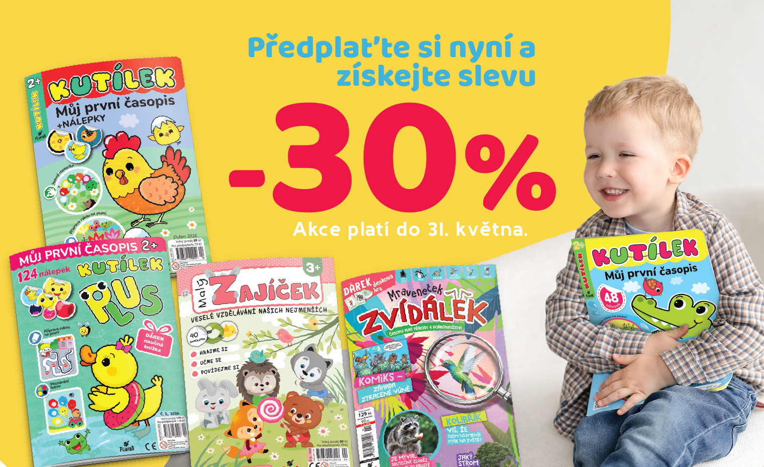 promo předplatného časopisů